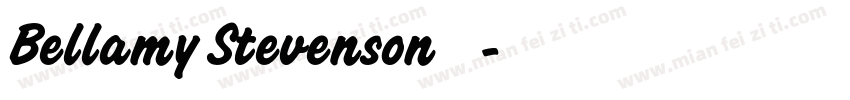 Bellamy Stevenson 常规字体转换